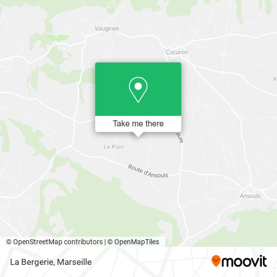 La Bergerie map