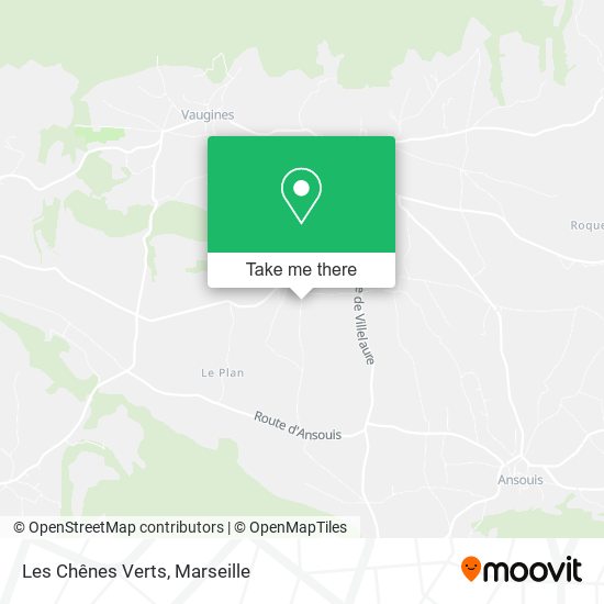 Les Chênes Verts map