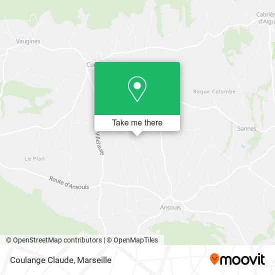 Coulange Claude map