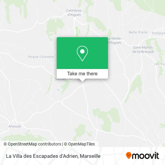 La Villa des Escapades d'Adrien map