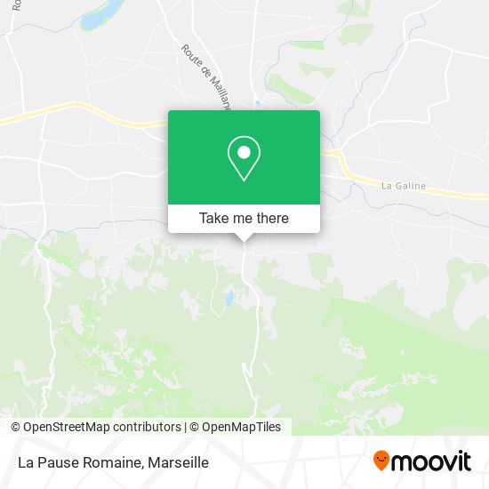 La Pause Romaine map
