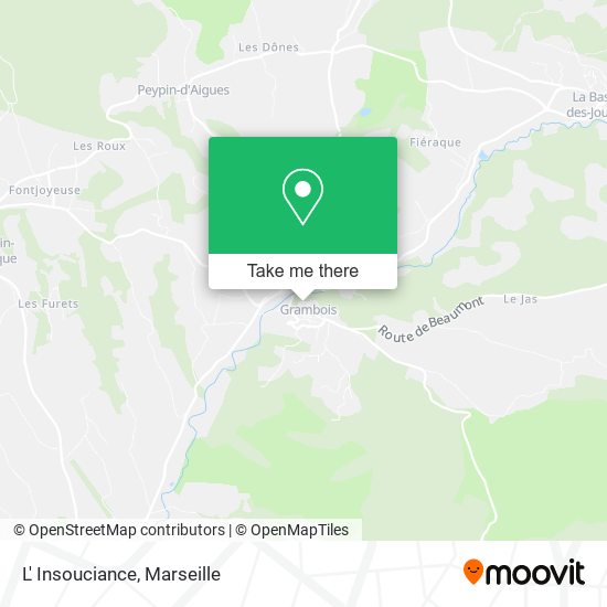 L' Insouciance map