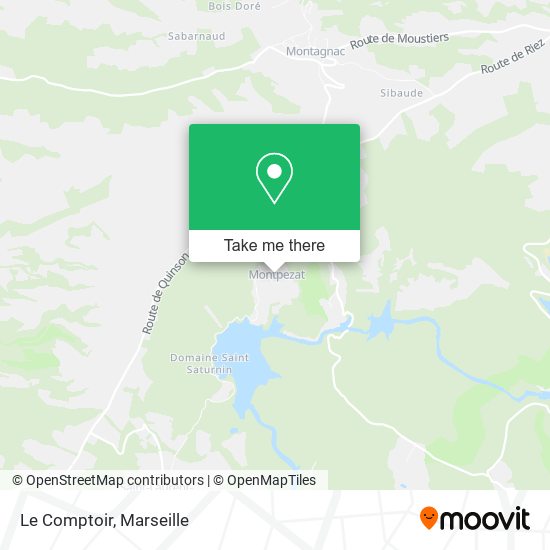 Le Comptoir map
