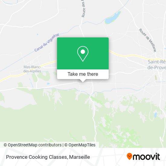 Provence Cooking Classes map
