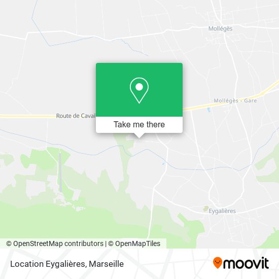 Location Eygalières map