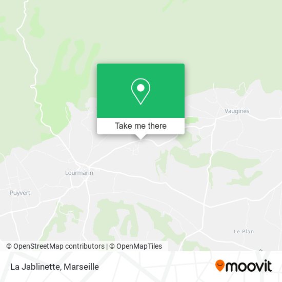 La Jablinette map