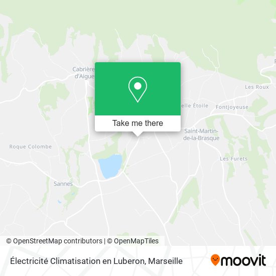 Électricité Climatisation en Luberon map