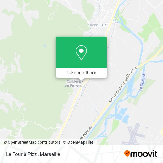 Le Four à Pizz' map