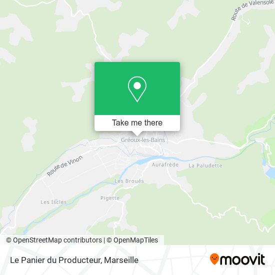 Le Panier du Producteur map