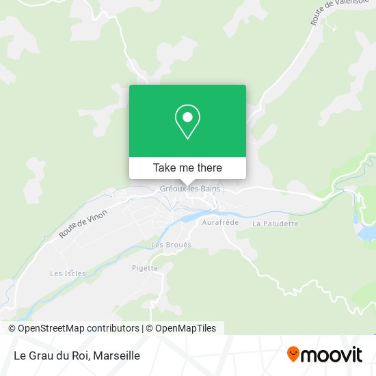 Le Grau du Roi map