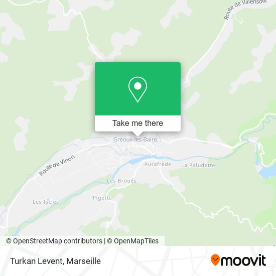 Turkan Levent map