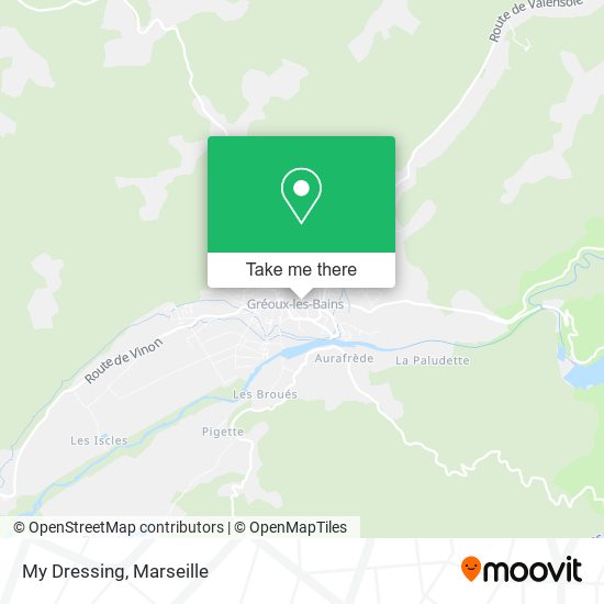 My Dressing map
