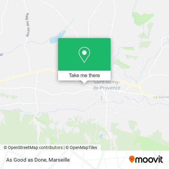 As Good as Done map