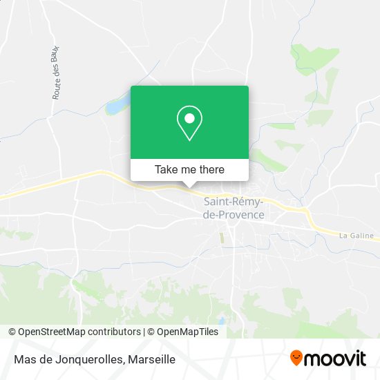 Mas de Jonquerolles map