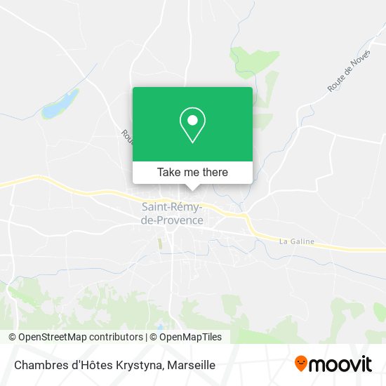Chambres d'Hôtes Krystyna map