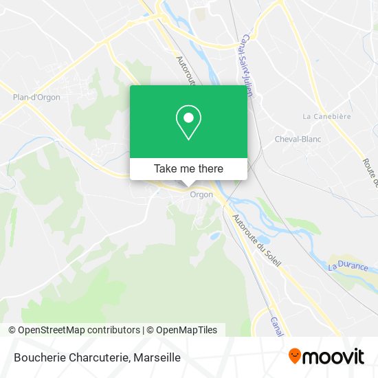 Mapa Boucherie Charcuterie