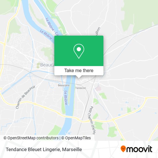 Tendance Bleuet Lingerie map