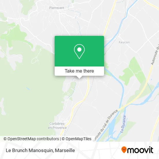 Le Brunch Manosquin map