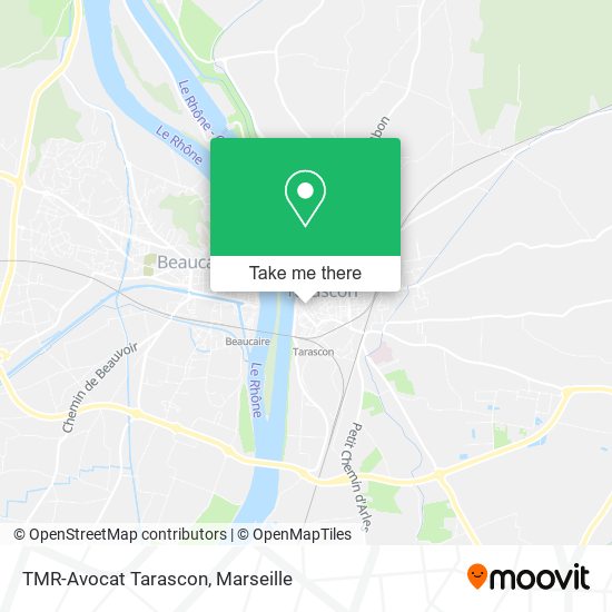 TMR-Avocat Tarascon map