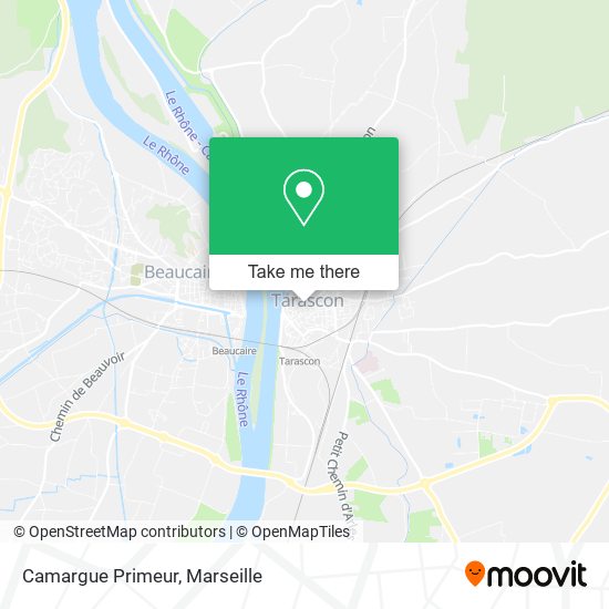 Camargue Primeur map