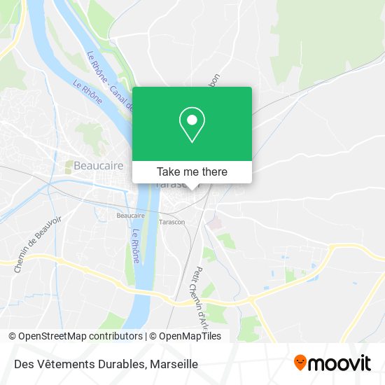 Des Vêtements Durables map