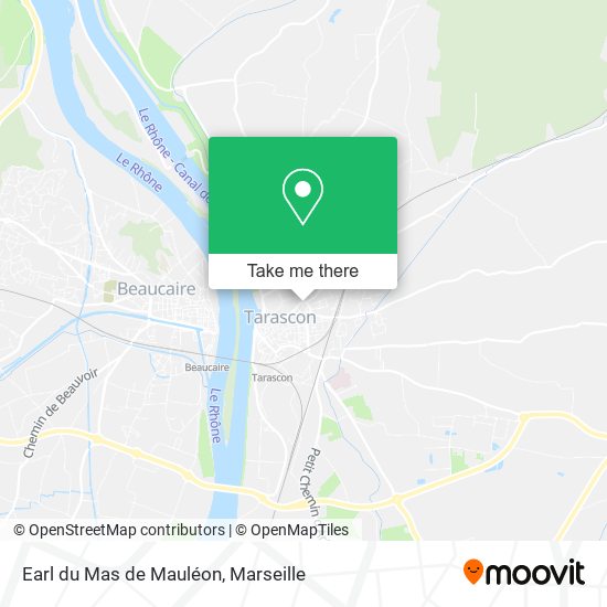 Earl du Mas de Mauléon map