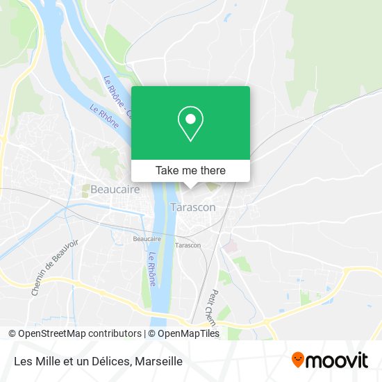 Les Mille et un Délices map