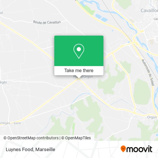 Luynes Food map