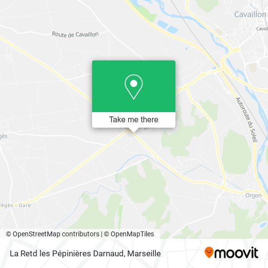 La Retd les Pépinières Darnaud map