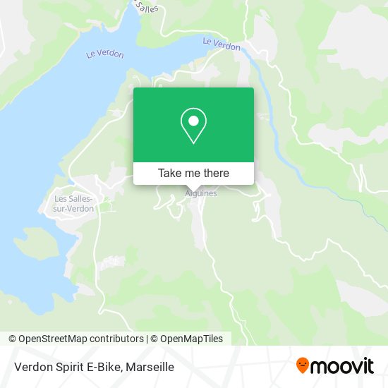 Verdon Spirit E-Bike map