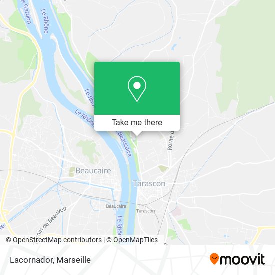 Lacornador map