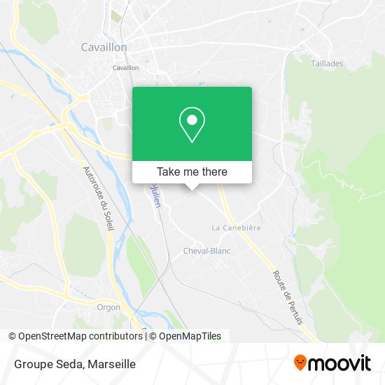 Groupe Seda map
