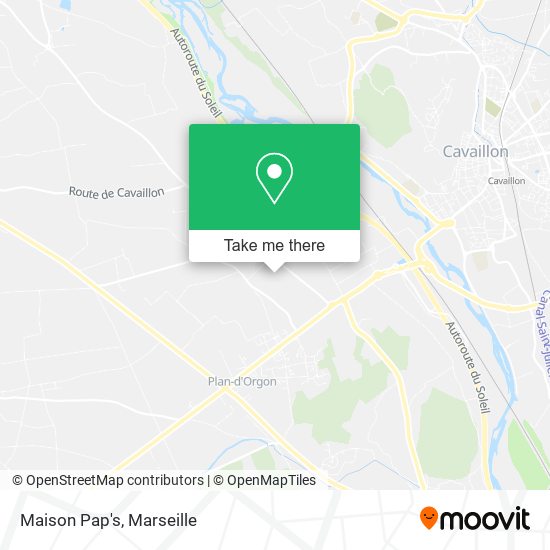 Maison Pap's map