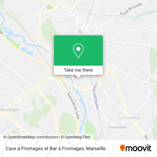 Cave à Fromages et Bar à Fromages map