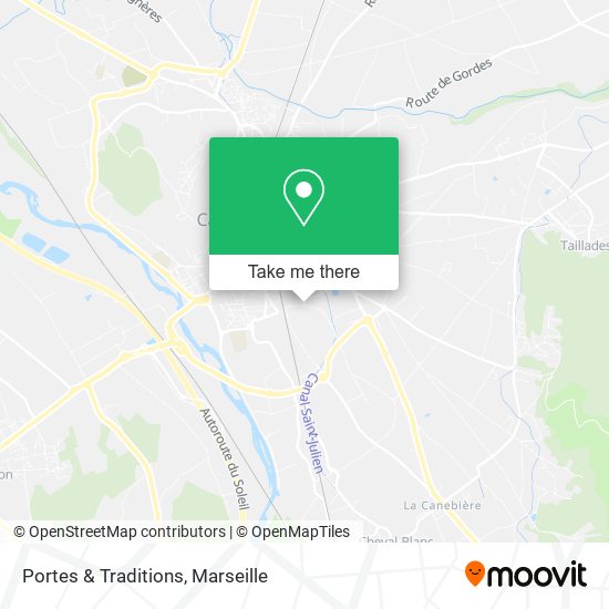 Portes & Traditions map