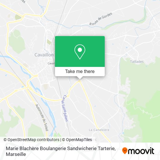 Marie Blachère Boulangerie Sandwicherie Tarterie map