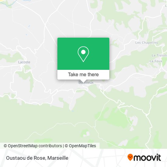 Oustaou de Rose map
