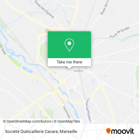 Société Quincaillerie Cavare map