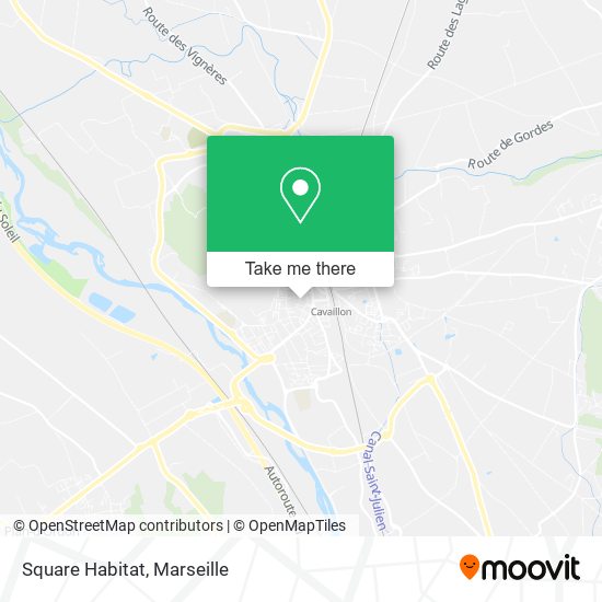 Square Habitat map