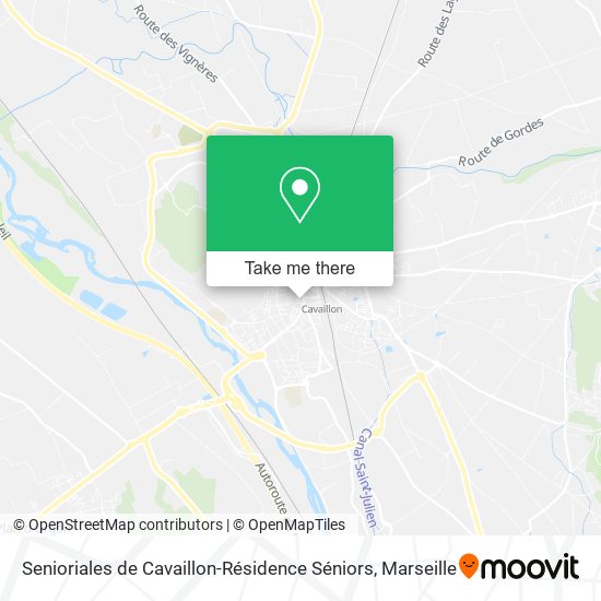 Senioriales de Cavaillon-Résidence Séniors map