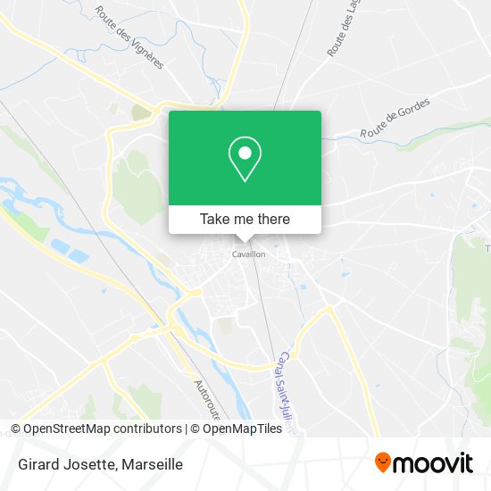 Girard Josette map