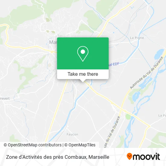 Zone d'Activités des près Combaux map