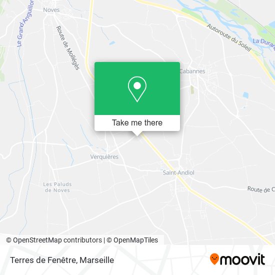 Terres de Fenêtre map