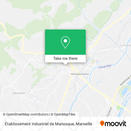 Établissement Industriel de Manosque map