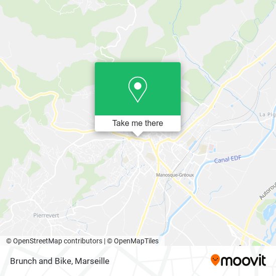 Brunch and Bike map