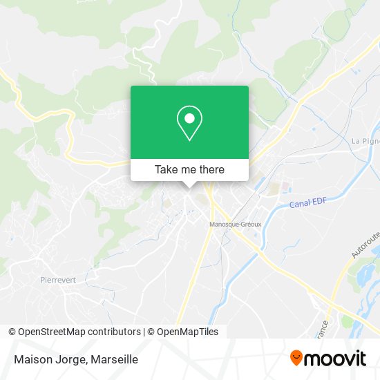 Maison Jorge map