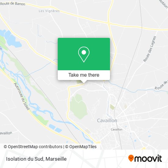 Isolation du Sud map