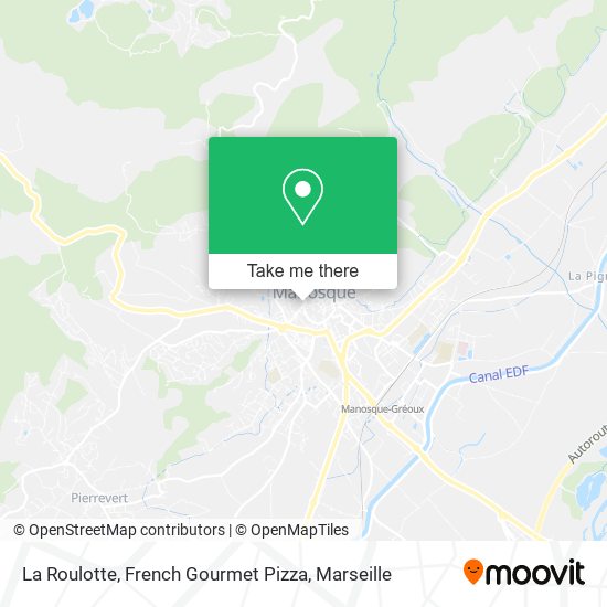 La Roulotte, French Gourmet Pizza map