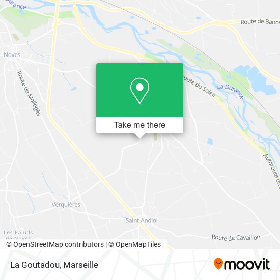 La Goutadou map