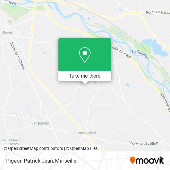 Pigeon Patrick Jean map